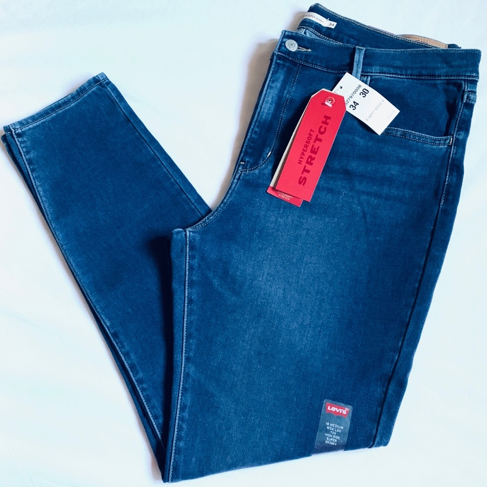 Levi’s 720 High Rise Super Skinny Jeans Size 18